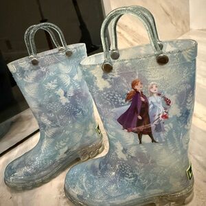 Frozen Themed Kids Rain Boots